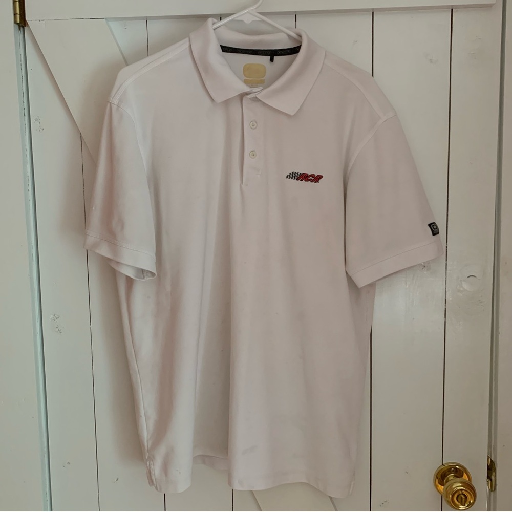 Vintage Distressed Polo Richard Childress Racing Logo RCR Chevrolet Chevy Nascar